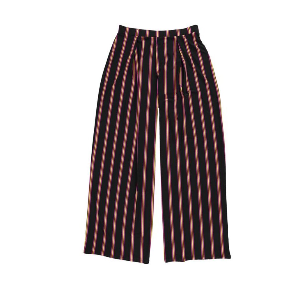 bar III Womens Knit Wide Leg Casual Pants, Black, 2XL, DM